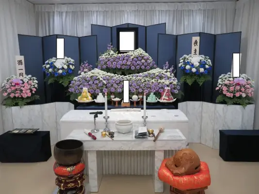 石山葬儀社で葬儀を行なった写真