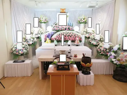 石山葬儀社で葬儀を行なった写真