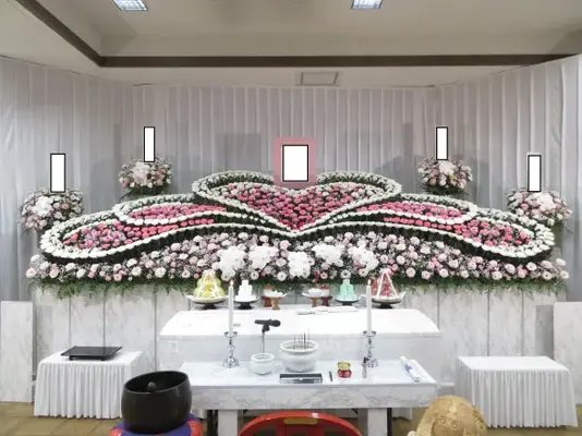 石山葬儀社で葬儀を行なった写真