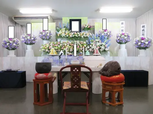 石山葬儀社で葬儀を行なった写真