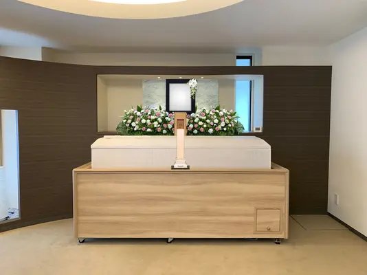 愛典福島屋で葬儀を行なった写真