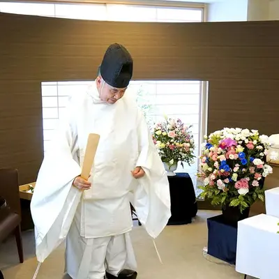 愛典福島屋で葬儀を行なった写真