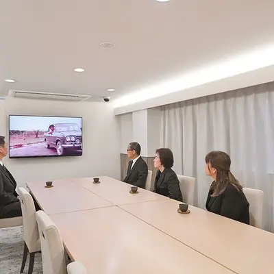 愛典福島屋で葬儀を行なった写真