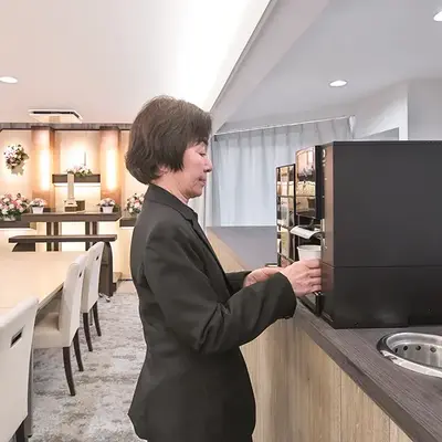 愛典福島屋で葬儀を行なった写真