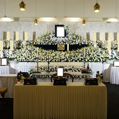 金子総本店で葬儀を行なった写真