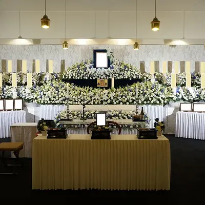 金子総本店で葬儀を行なった写真