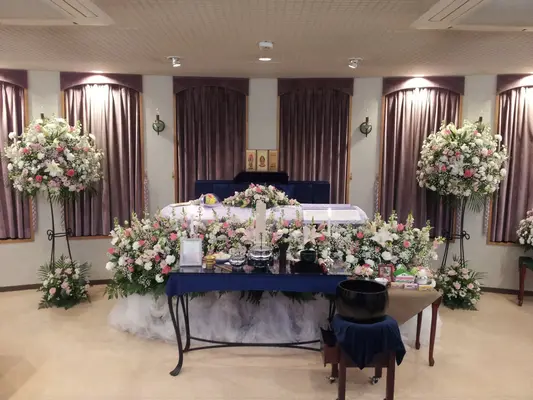 杉田フューネスで葬儀を行なった写真