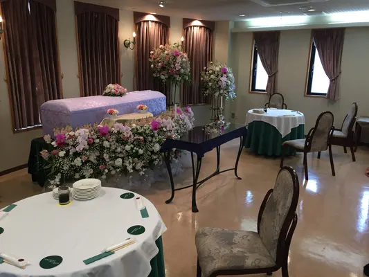 杉田フューネスで葬儀を行なった写真