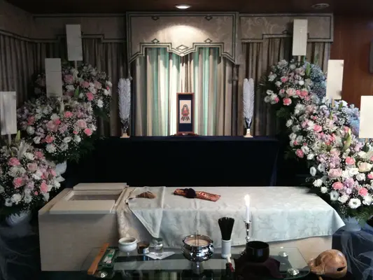 杉田フューネスで葬儀を行なった写真