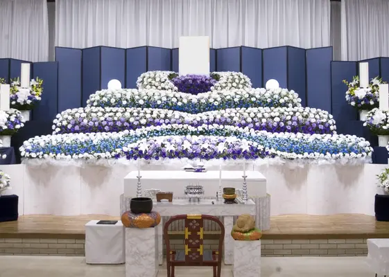 永塚葬儀社で葬儀を行なった写真