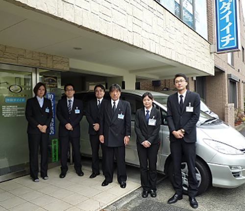 至れり尽くせりのスタッフ