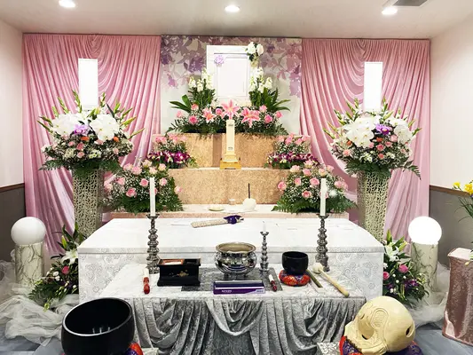 多摩中央葬祭(森の風ホール立川)で葬儀を行なった写真