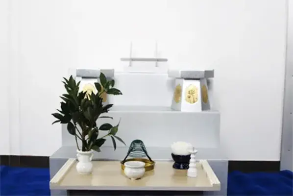 本庄造花店で葬儀を行なった写真