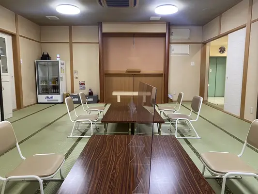 東阪社 マイホールで葬儀を行なった写真
