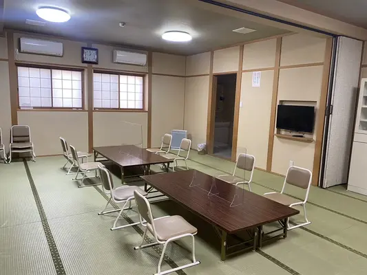 東阪社 マイホールで葬儀を行なった写真