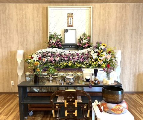 心和葬祭なごみで葬儀を行なった写真