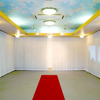 最明寺道心殿斎場で葬儀を行なった写真