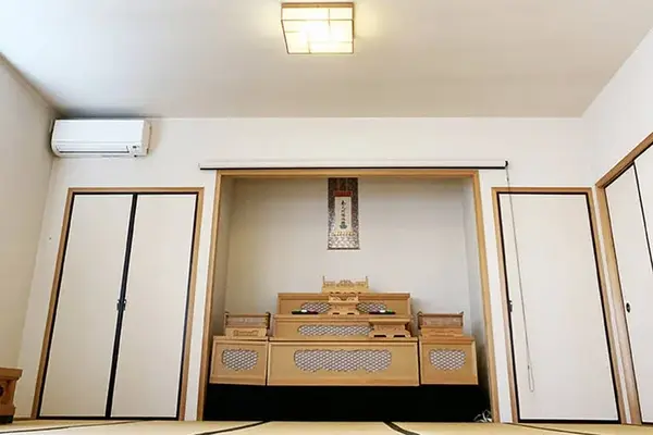 天の川セレモニーで葬儀を行なった写真
