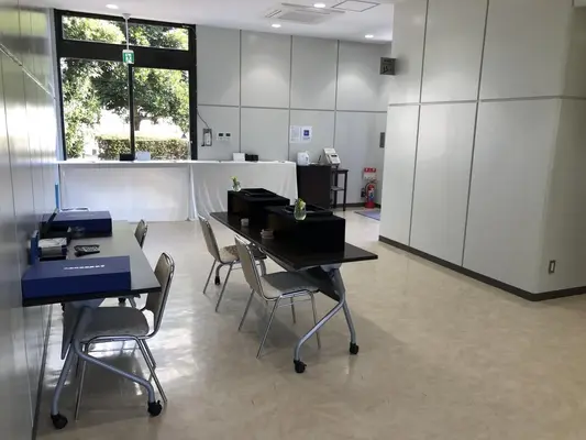 浦和斎場で葬儀を行なった写真