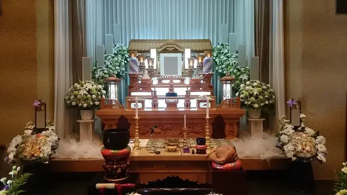 川越市民聖苑やすらぎのさとで葬儀を行なった写真