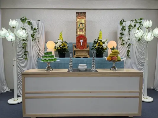 株式会社公芸社（あしりべつプレイス）で葬儀を行なった写真