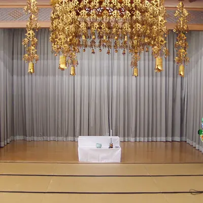 善能寺大日堂会館で葬儀を行なった写真