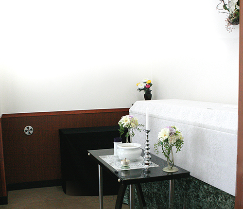 面会可能な安置施設完備