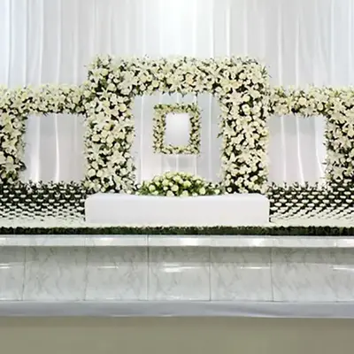 五十鈴典礼で葬儀を行なった写真