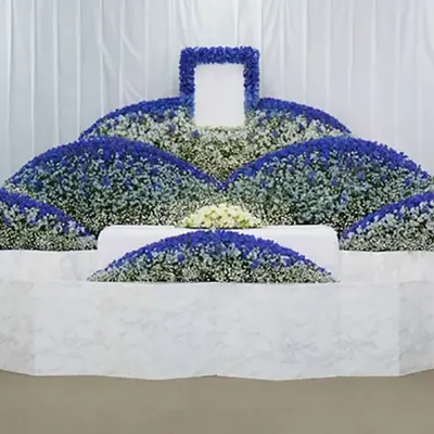 五十鈴典礼で葬儀を行なった写真