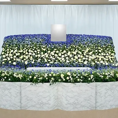 五十鈴典礼で葬儀を行なった写真