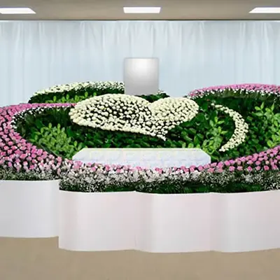 五十鈴典礼で葬儀を行なった写真