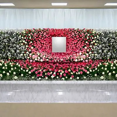 五十鈴典礼で葬儀を行なった写真