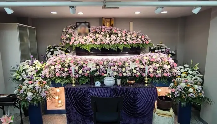 興和社で葬儀を行なった写真