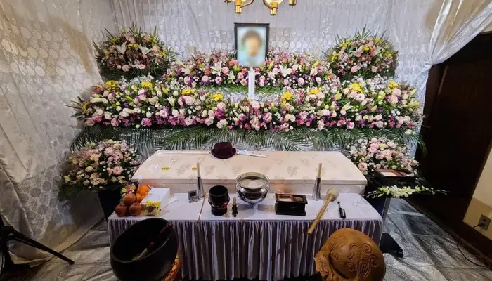 興和社で葬儀を行なった写真