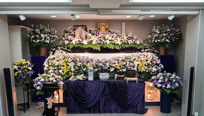 興和社で葬儀を行なった写真