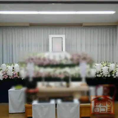 善林寺で葬儀を行なった写真