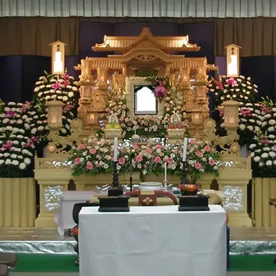 マエノで葬儀を行なった写真