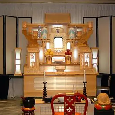 マエノで葬儀を行なった写真