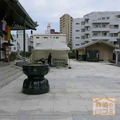 高野山東京別院で葬儀を行なった写真