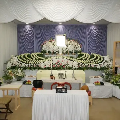 栗芝葬儀社で葬儀を行なった写真