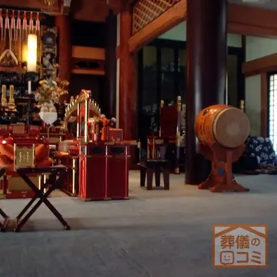 妙善寺で葬儀を行なった写真