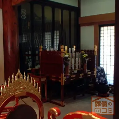 妙善寺で葬儀を行なった写真