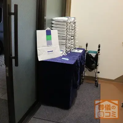 長善寺で葬儀を行なった写真