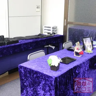 長善寺で葬儀を行なった写真