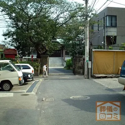 長善寺で葬儀を行なった写真