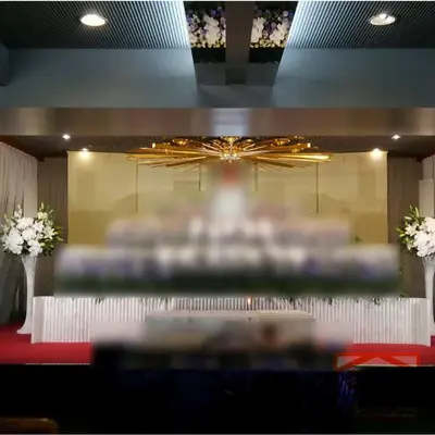 正覚寺たちばな会館で葬儀を行なった写真