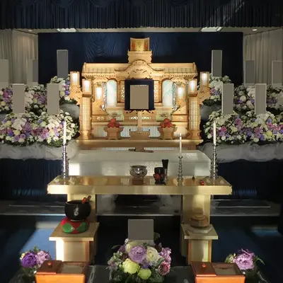 セレモニーアートで葬儀を行なった写真