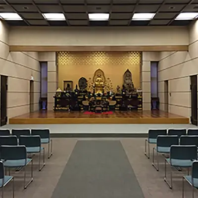 護国寺 桂昌殿で葬儀を行なった写真