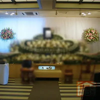 寂円寺で葬儀を行なった写真