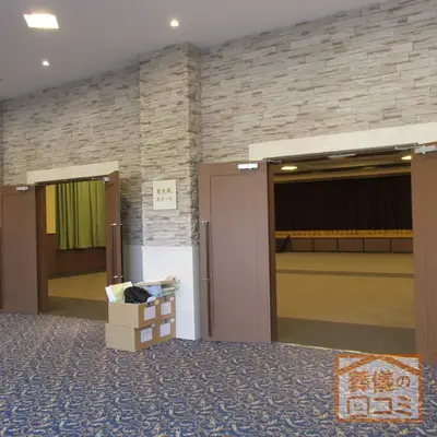 浅草　東本願寺で葬儀を行なった写真